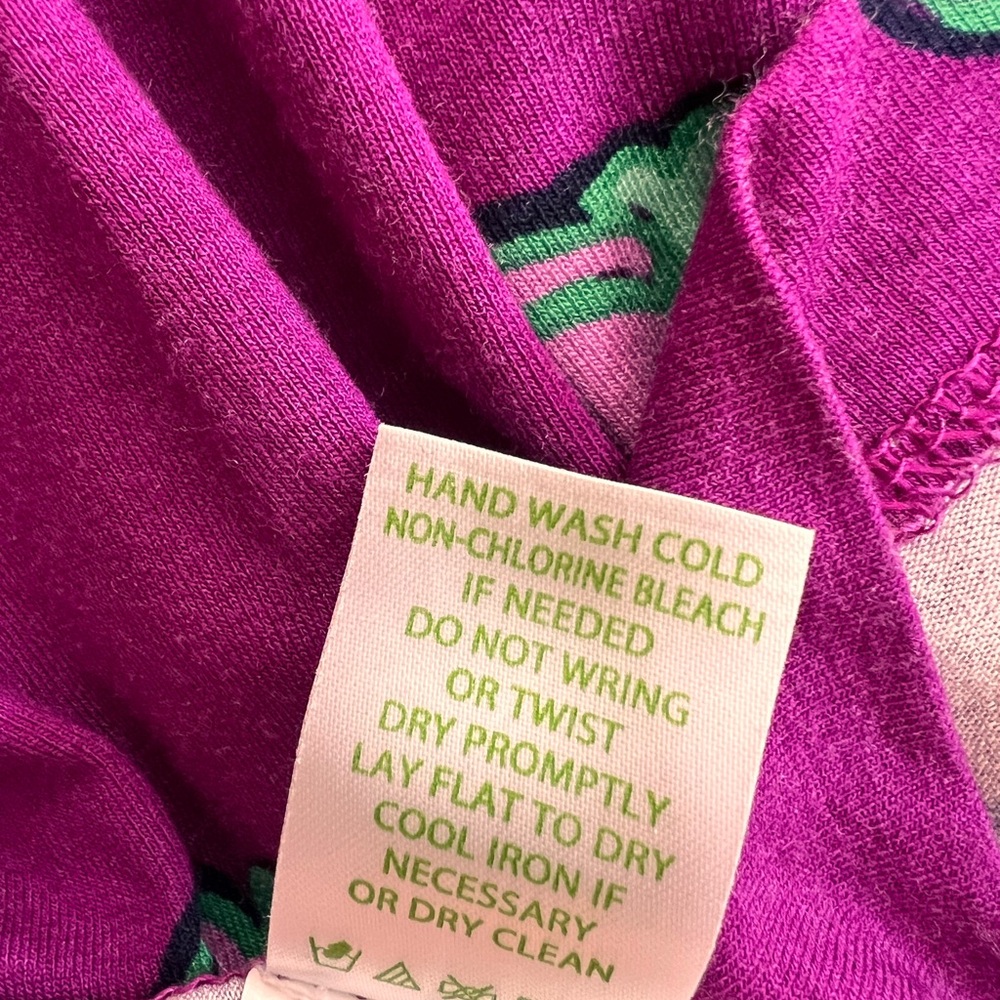 LILLY PULITZER Women’s Hollyhock Posie Laney Purple Dress XS - Picture 8 of 9